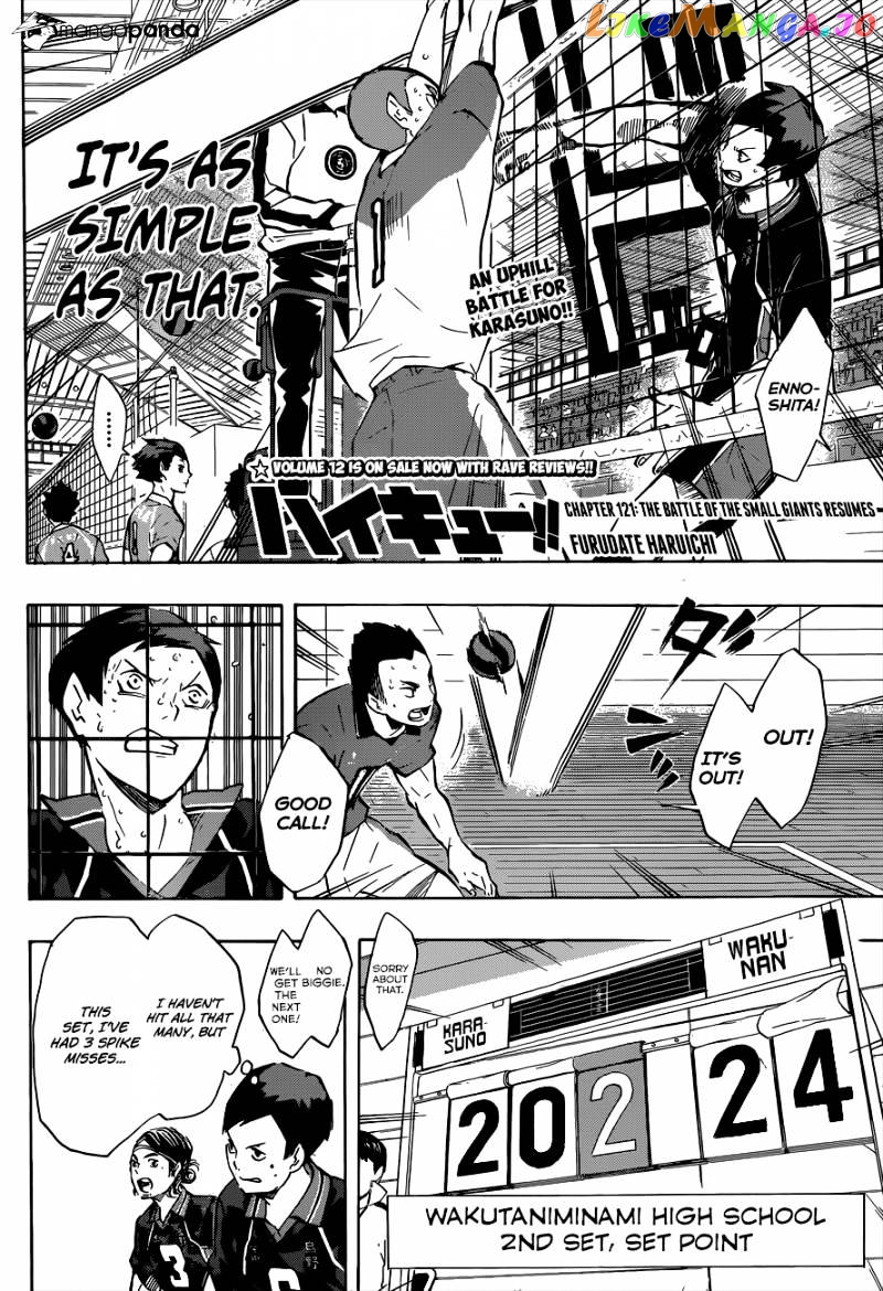 Haikyuu!!, Chapter 121 image 03